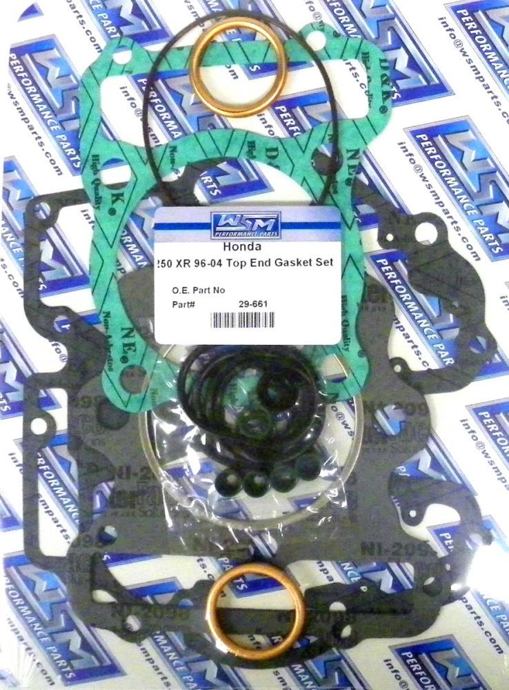 Load image into Gallery viewer, WSM Top End Gasket Kit For Honda 250 XR 96-04 29-661
