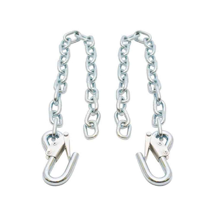 Trailer Safety Chains with Wire Safety Latches - Class III - 7,500 lb. Capacity - 36