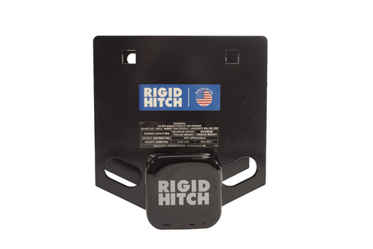 Rigid Hitch Class III RV Bumper Mount Trailer Hitch, 3500 lbs Weight Capacity, Steel Construction, for 4" x 4" Bumpers - Made in USA