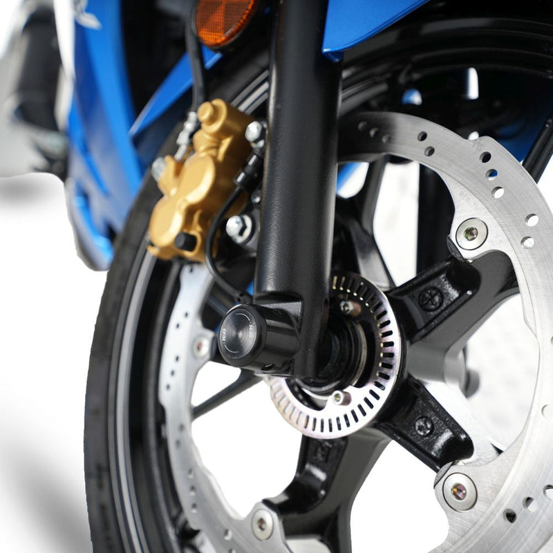 Load image into Gallery viewer, R&amp;G Racing Black Fork Protectors For 2017-2024 Suzuki GSX-R125

