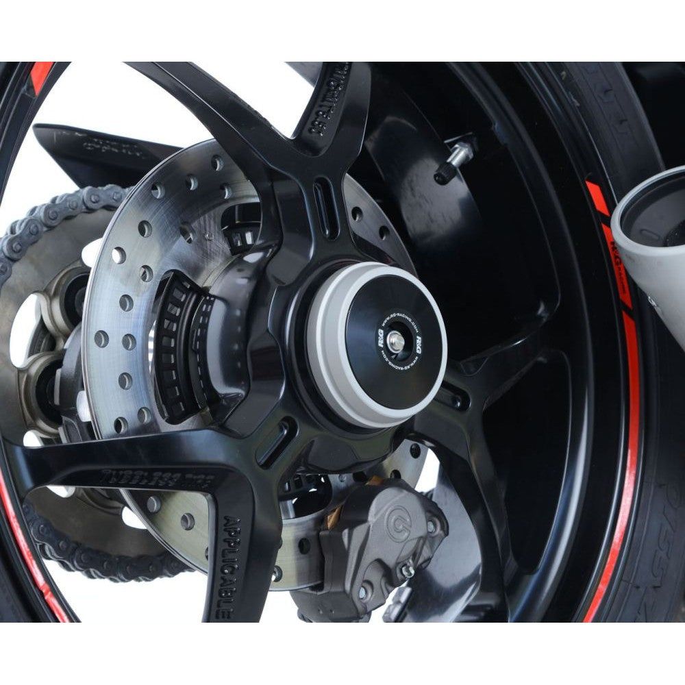R&G Racing Black Spindle Blanking Plate Kit For 2012-2015 Ducati 1199 Panigale