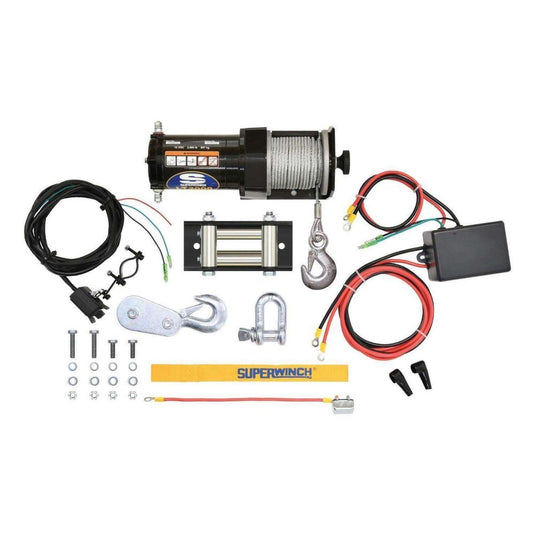 Superwinch LT2000 Winch with Steel Wire Rope, 12 Volt,  2,100 lbs. Capacity