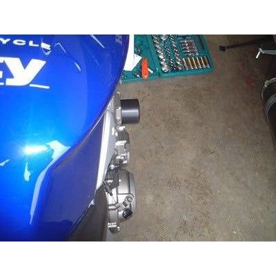 Load image into Gallery viewer, R&amp;G Racing Black Classic Style Crash Protectors For 2002-2008 Honda CB900F 919Hornet
