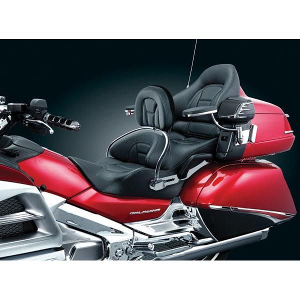 Load image into Gallery viewer, Kuryakyn Revolution Driver Stock Seat Backrest Removable Pouch Honda Goldwing GL
