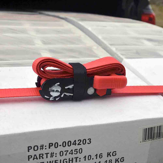 Pair of Sliding Ratchet Tie-Down Straps