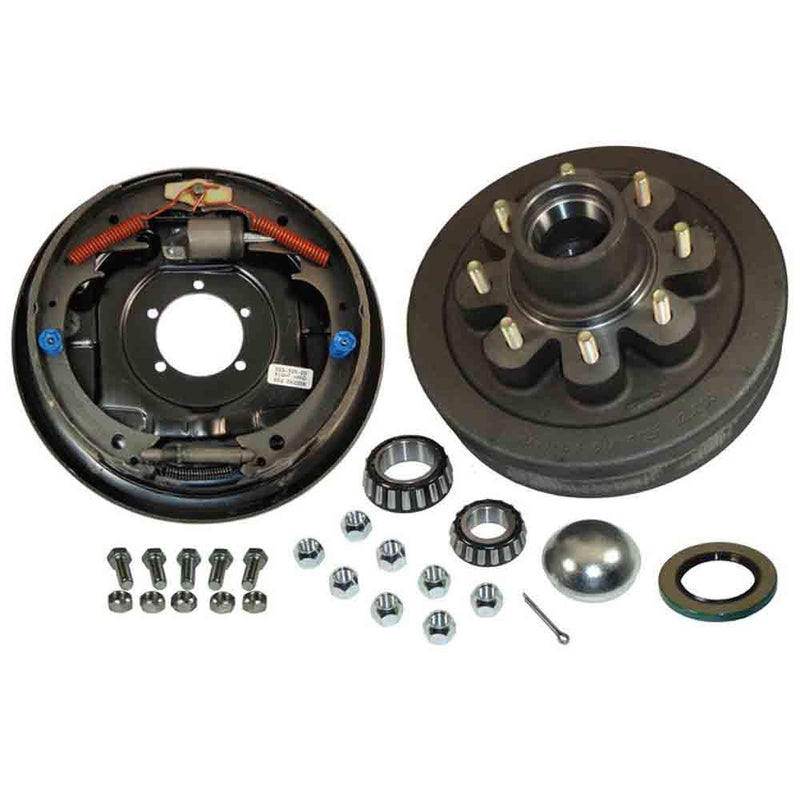 Load image into Gallery viewer, 8-Bolt on 6-1/2 Inch Bolt Circle - 12 Inch Hub/Drum With Hydraulic Brake Assembly - Passenger Side
