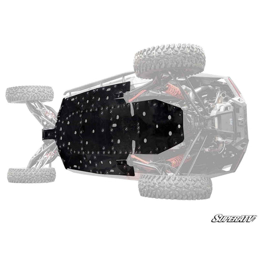 SuperATV Polaris RZR Turbo R 4 Full Skid Plate FSP-P-RZRTR4