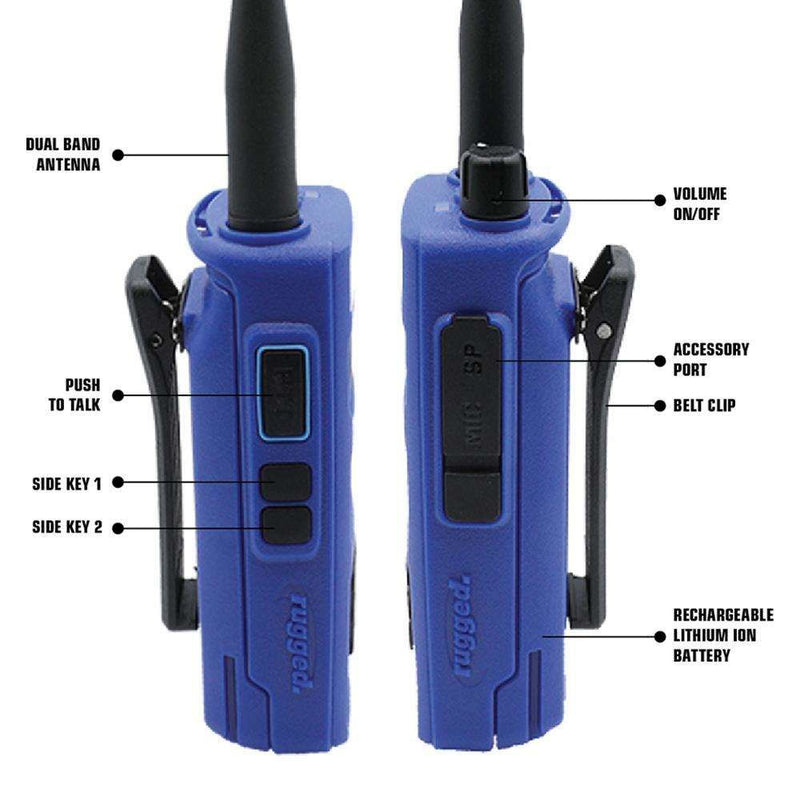 Load image into Gallery viewer, Rugged Radios Radio Kit - R1 Business Band Digital Analog Handheld RK-R1
