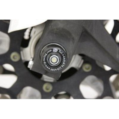 Load image into Gallery viewer, R&amp;G Racing Black Fork Protectors For 2010-2016 Honda VFR1200F ABS FP0096BK
