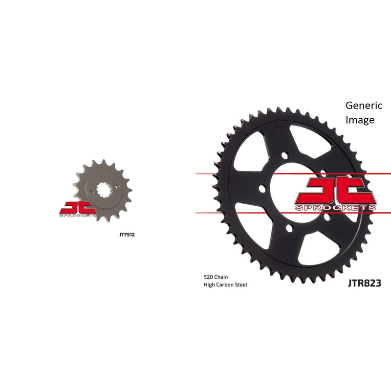 Load image into Gallery viewer, Front &amp; Rear Sprocket Kit fits Street SUZUKI GSX600F Katana 1989-1991
