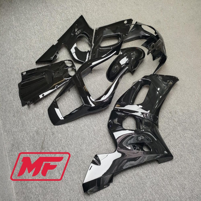 Load image into Gallery viewer, Monster Fairings Full Kit Yamaha YZF R6 98-02 Gloss Black + Windshield + Gas Tank Cover
