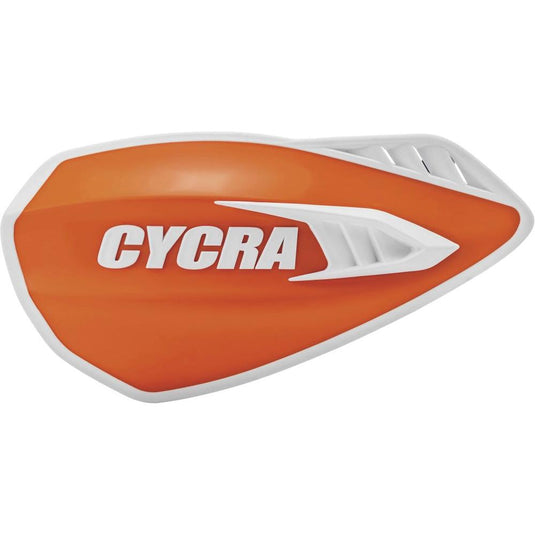 Cycra Cyclone Handguards Orange/White - 1CYC-0056-203