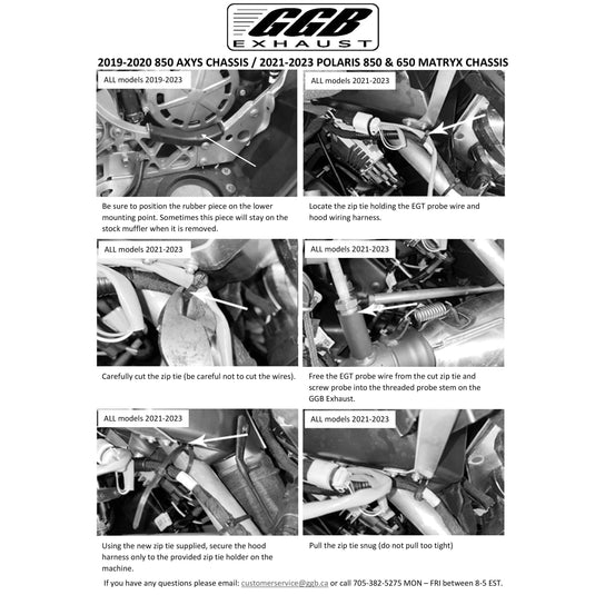 GGB Exhaust Quiet Trail Muffler For 2023-2025 Polaris Patriot 9R 764-2041-1