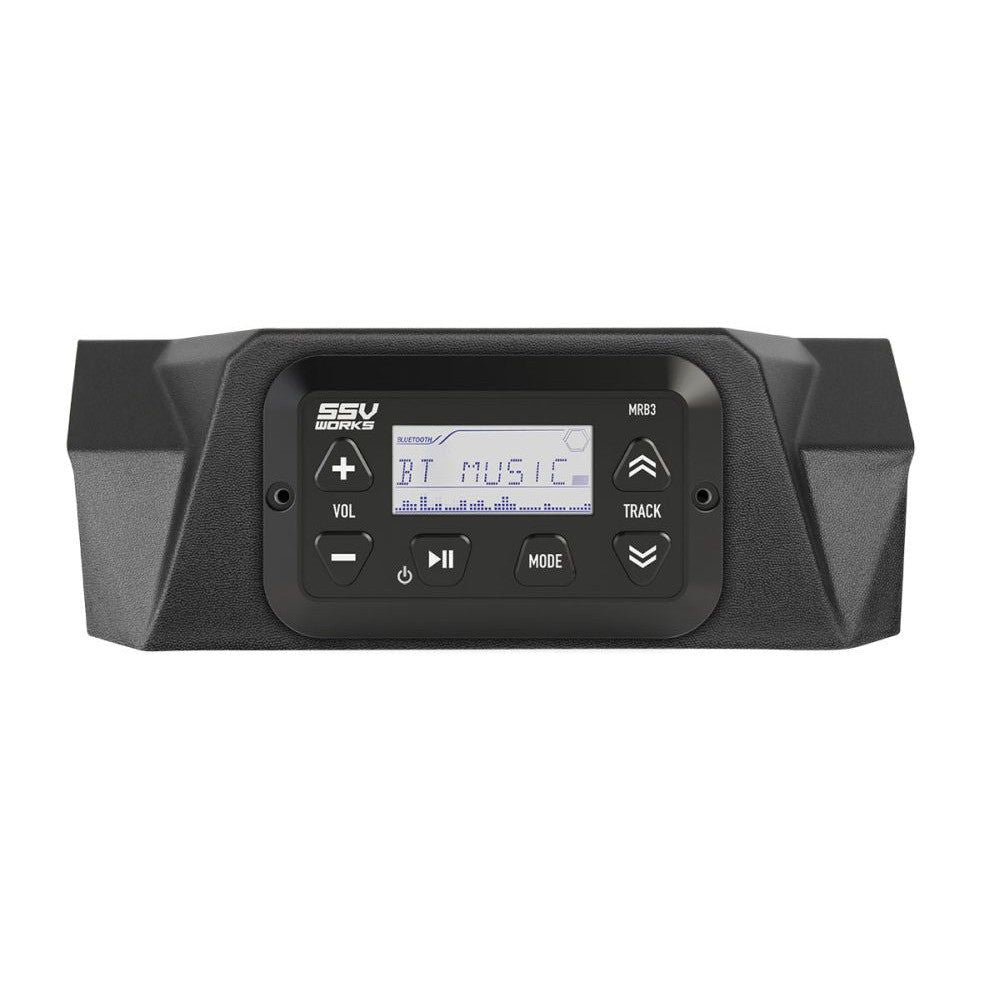 SSV Works Dash Mount Panel for MRB3 Media Controller For Can-Am Maverick X3 2017-2022