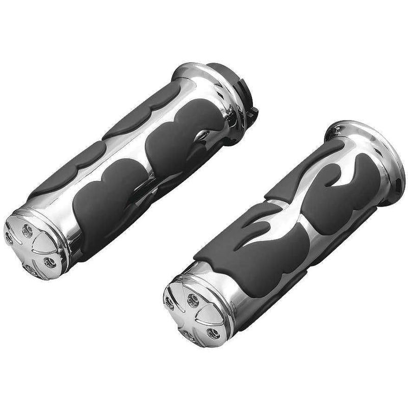 Load image into Gallery viewer, Kuryakyn ISO-Flame Grips for V-Twin
