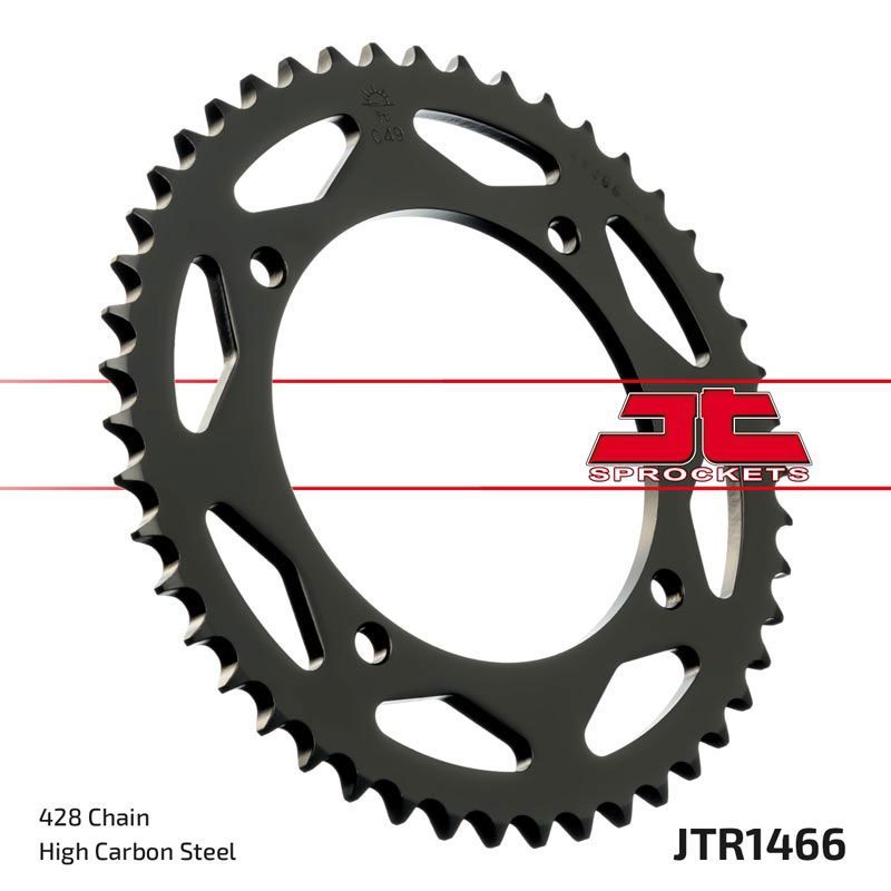 Load image into Gallery viewer, JT Sprockets Rear Steel Sprocket 46 Tooth 46T 428 Chain JTR1466.46
