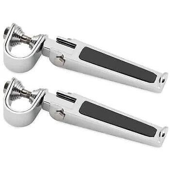 HIGHWAY MOTORCYCLE CLAMP ON FOOT PEGS FOOTPEGS Universal