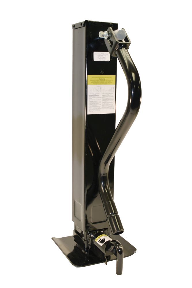 Wallace Forge Heavy Duty 12,000 lb. Square Mount Jack, Sidewind, Side Spring Pull (Includes Handle)