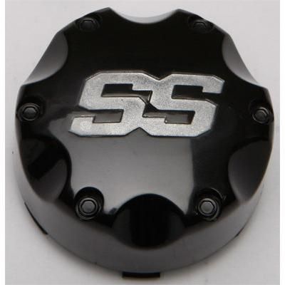 Load image into Gallery viewer, ITP Cast Aluminum Wheel Center Cap Black 4/110 4/115 B110SS
