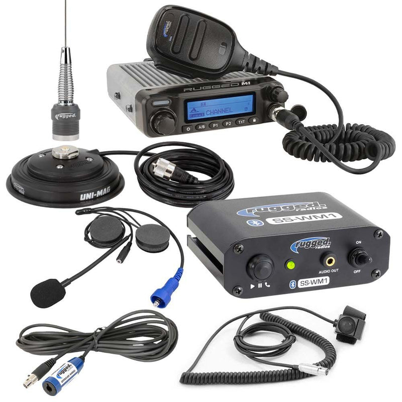 Load image into Gallery viewer, Rugged Radios SS-WM1 Single Seat Kit with Digital Radio
