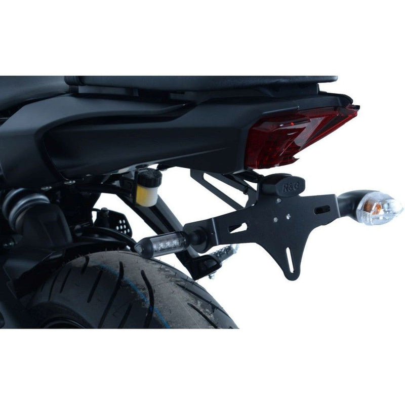 Load image into Gallery viewer, R&amp;G Racing Black Tail Tidy License Plate Holder For 2014-2020 Yamaha MT-07 FZ-07
