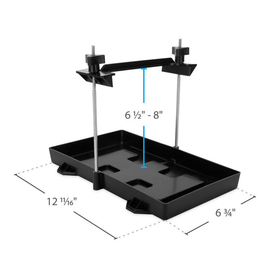 Battery Tray, Large - Group 27 , 30 and 31 Style fit Automotive, RV and Marine Batteries