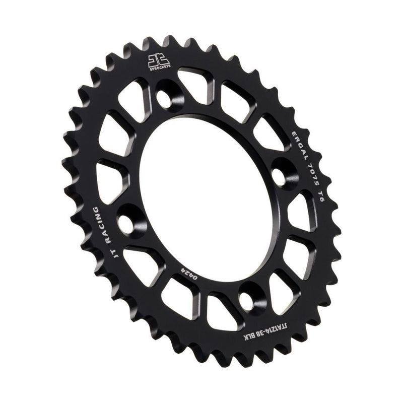 Load image into Gallery viewer, JT Sprockets Rear Racelite Aluminum Race Sprocket Red 38 Tooth 38T 420 Chain
