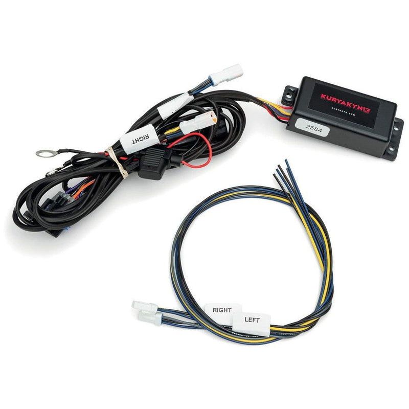 Load image into Gallery viewer, Kuryakyn Rear Signal Splitter Module for Indian 3-Wire Black
