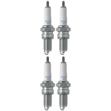 Set 4 NGK Standard Spark Plugs for Suzuki GS500E 2000-1989 Engine 500cc