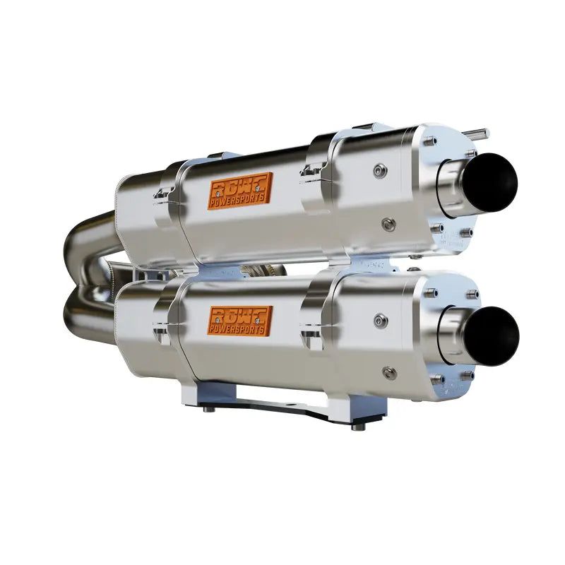 Load image into Gallery viewer, RJWC Dual Stacked Slip-On APX Exhaust For Segway Villain SX10 2022-2024
