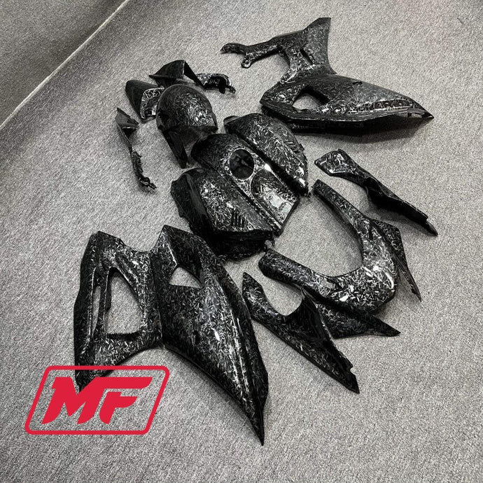 Monster Fairings Full Kit Yamaha R7 21-23 Forged Carbon Fiber Style + Windshield + Gas Tank Cover