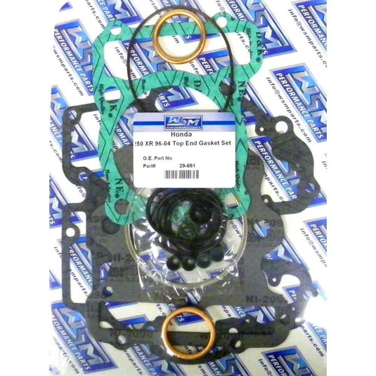 WSM Top End Gasket Kit For Honda 250 XR 96-04 29-661