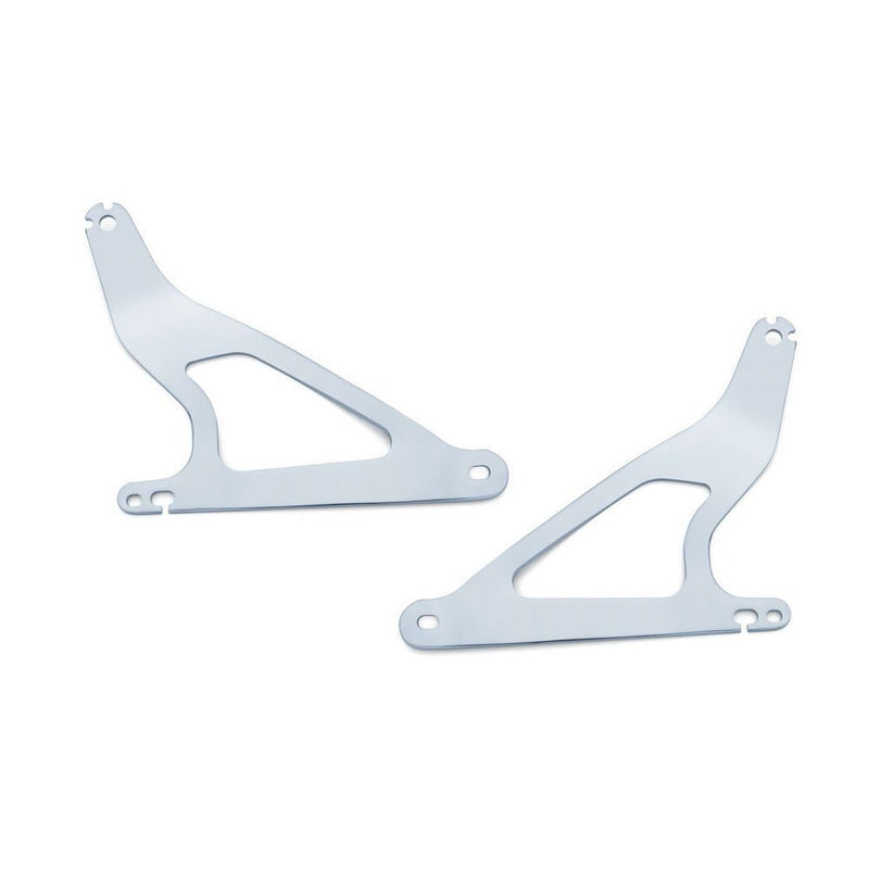 Load image into Gallery viewer, Kuryakyn Driver Passenger Backrest Fixed Mount Chrome Harley Dyna 2006-2017
