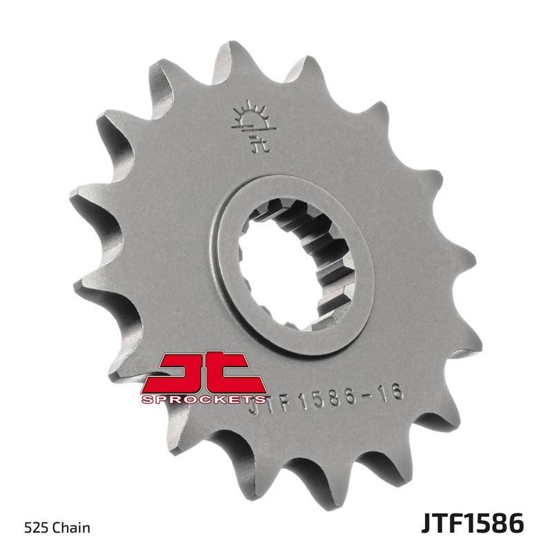 Load image into Gallery viewer, JT Sprockets Front Steel Countershaft Sprocket 16 Tooth 16T 525 Chain

