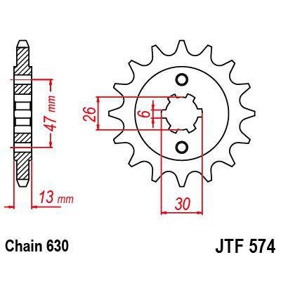 Load image into Gallery viewer, Front &amp; Rear Sprocket Kit for YAMAHA XV920 R H/J-USA 81-82 JT Sprockets
