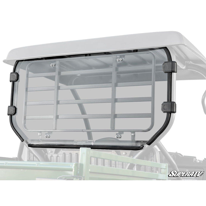 SuperATV Kawasaki Mule SX Rear Windshield RWS-K-MULE-SX-76