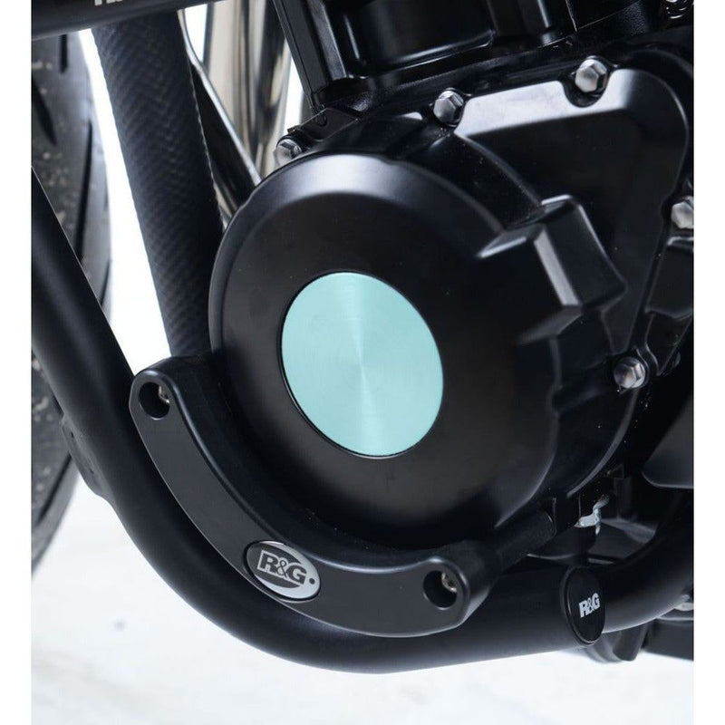 Load image into Gallery viewer, R&amp;G Racing Black Engine Case Sliders LHS For 2017-2019 Kawasaki Z900 ZR900
