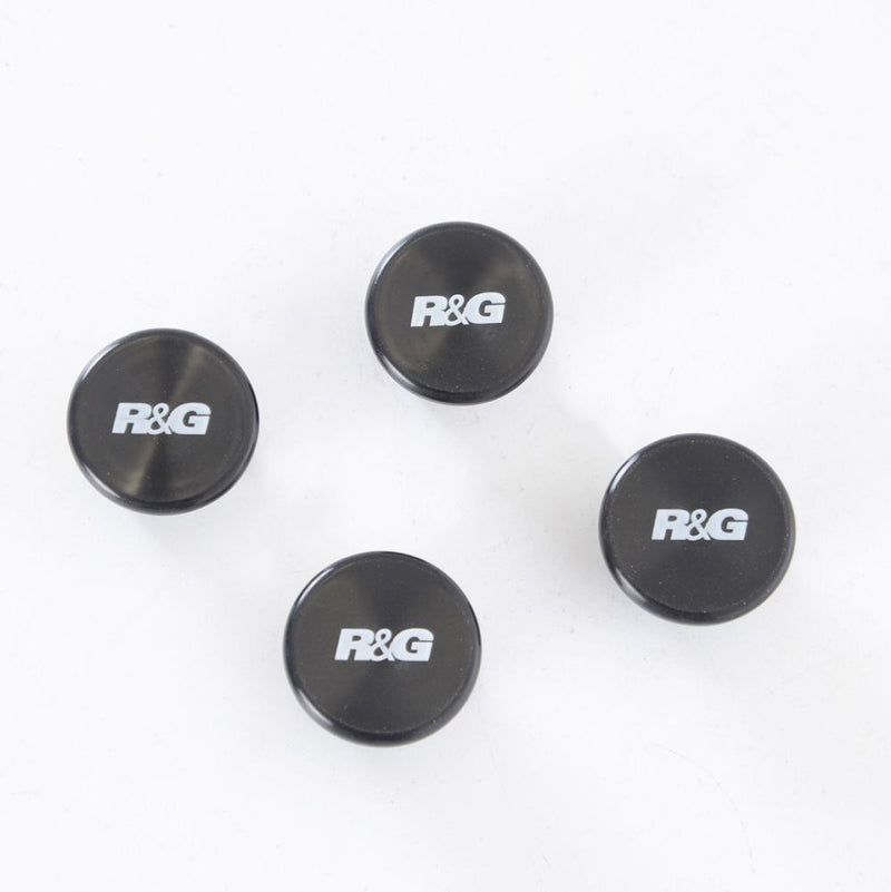 Load image into Gallery viewer, R&amp;G Racing Black Frame Plug Kit For 2017-2021 Ducati Scrambler Desert Sled
