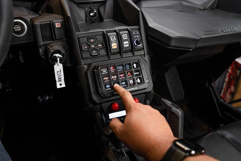 Load image into Gallery viewer, Switch Works Alpha12 Digital Smart Switcher with 12-Outputs With Mount For Can-Am Maverick X3 2016-2024
