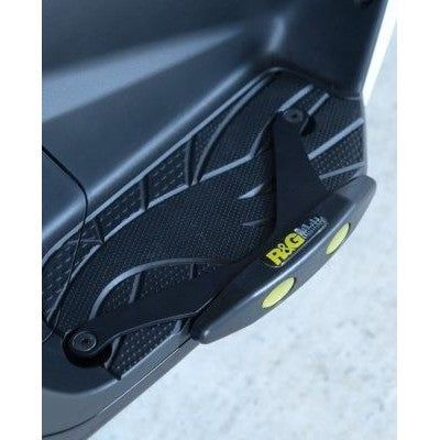 Load image into Gallery viewer, R&amp;G Racing Black Footboard Sliders For 2013-2017 Honda NSC50R TP0017BK
