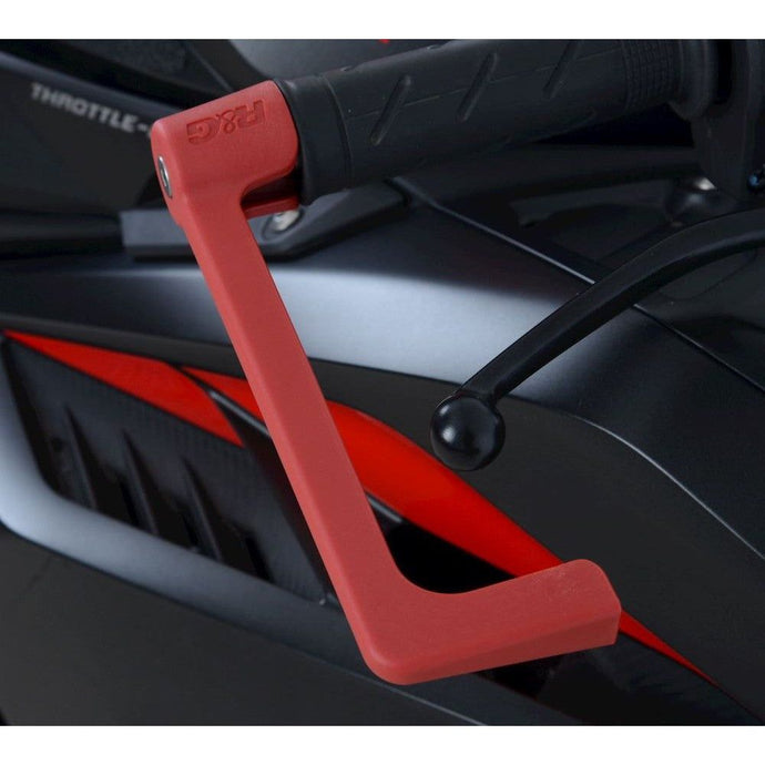 R&G Racing Red Moulded Lever Guard For 2021-2024 Yamaha Tracer 7