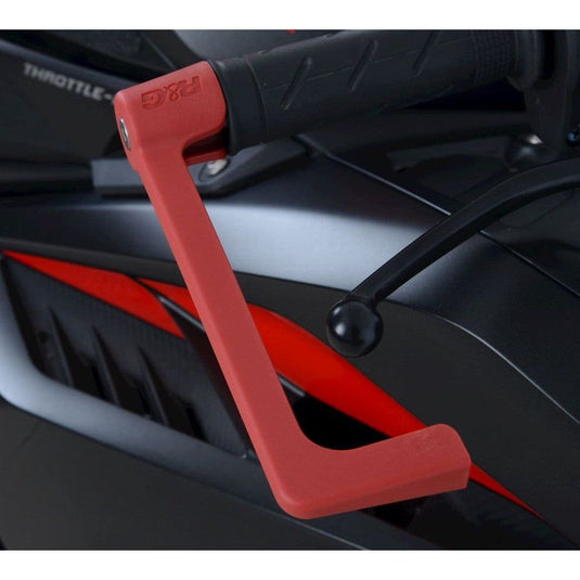 R&G Racing Red Moulded Lever Guard For 2021-2024 Yamaha Tracer 7