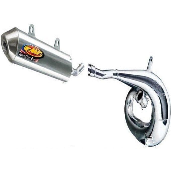 FMF GNARLY FULL PIPE EXHAUST AND POWERCORE 2 SILENCER EXHAUST 2017 KTM 250 300