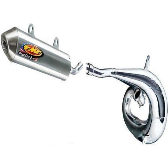 FMF GNARLY FULL PIPE EXHAUST AND POWERCORE 2 SILENCER EXHAUST 2017 KTM 250 300