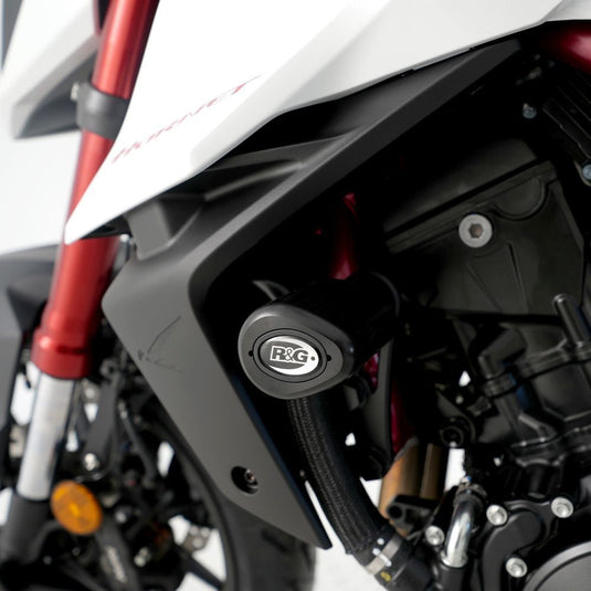 R&G Racing Black Aero Style Crash Protection Bobbins For 2023-2024 Honda CB750 HORNET