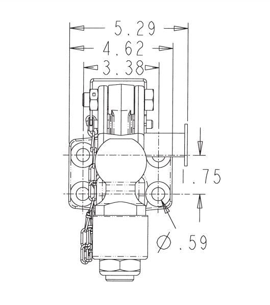Buyers Products 10 Ton Combination Pintle Hitch With Mounting Kit - 2 Inch Ball (BH10 Series)