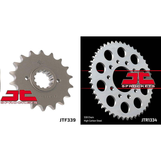 Front & Rear Sprocket Kit for HONDA VF1000 FE Interceptor 84 JT Sprockets