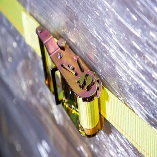 E-Track Ratchet Tie Down With Fittings 2" x 12'
