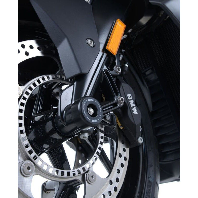 Load image into Gallery viewer, R&amp;G Racing Black Fork Protectors For 2017-2018 BMW K1600GT SE FP0199BK
