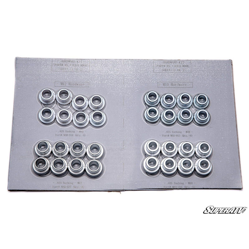 Load image into Gallery viewer, SuperATV Bushing Kit for SuperATV Polaris RZR XP 1000 Billet Aluminum Radius Arms RSL-P-RZR1K-008HK

